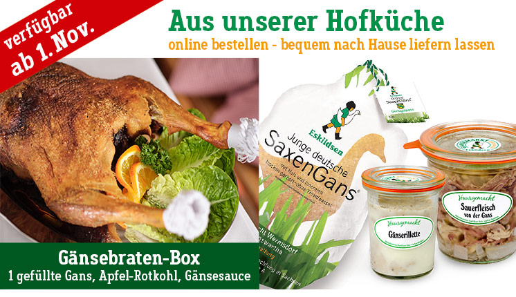 Gänsespezialitäten aus dem Lecker-Shop ab 1. November verfügbar